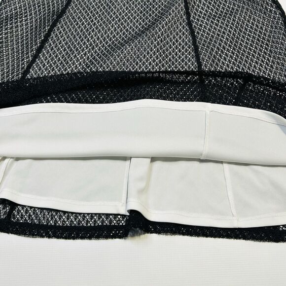 Adrianna Papell Dress Size 14 Petite Black And White Sleeveless A Line Party - Picture 4 of 13